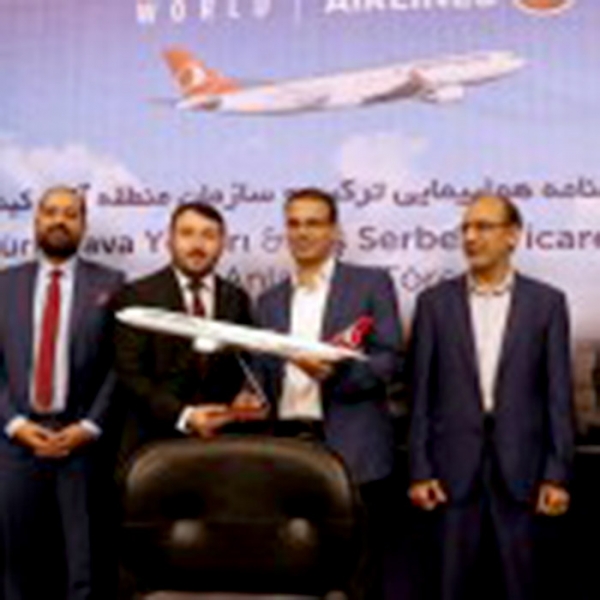 امضای توافقنامه بین سازمان منطقه آزاد جزیره کیش و شرکت های هواپیمایی ترکیه