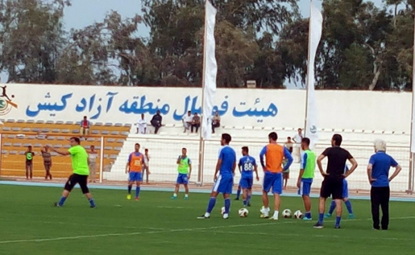 نخستین تمرین تیم استقلال تهران در جزیره کیش با رویکرد تهاجمی برگزار شد