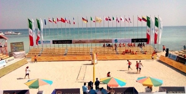 ثبت نام ایتالیا در تور جهانی والیبال ساحلی جزیره کیش