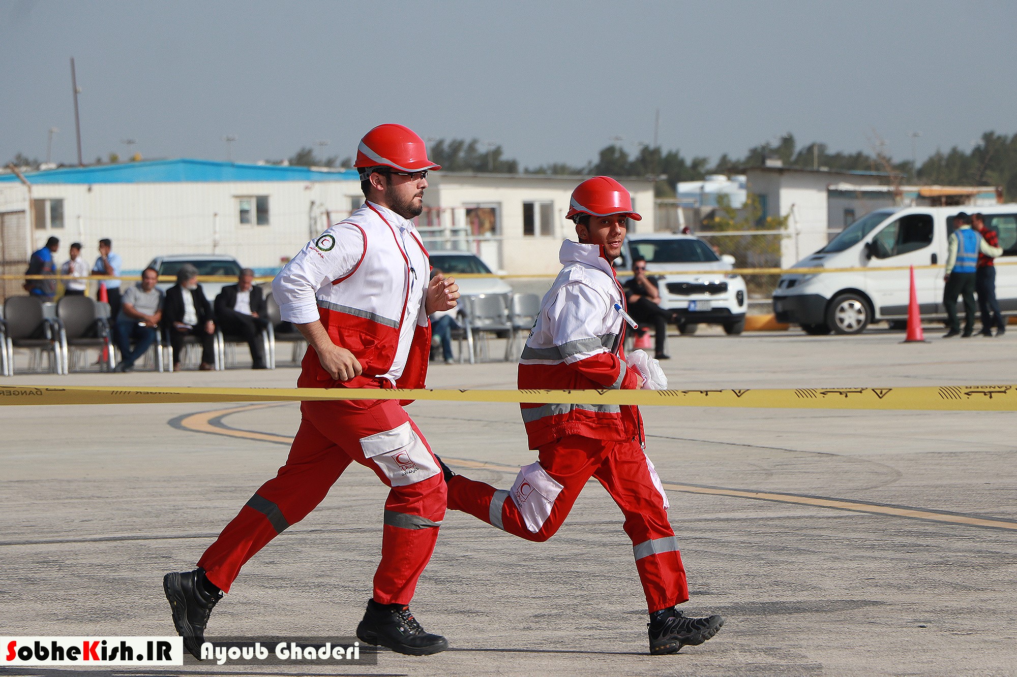 مانور امداد و نجات در فرودگاه بین المللی جزیره کیش
