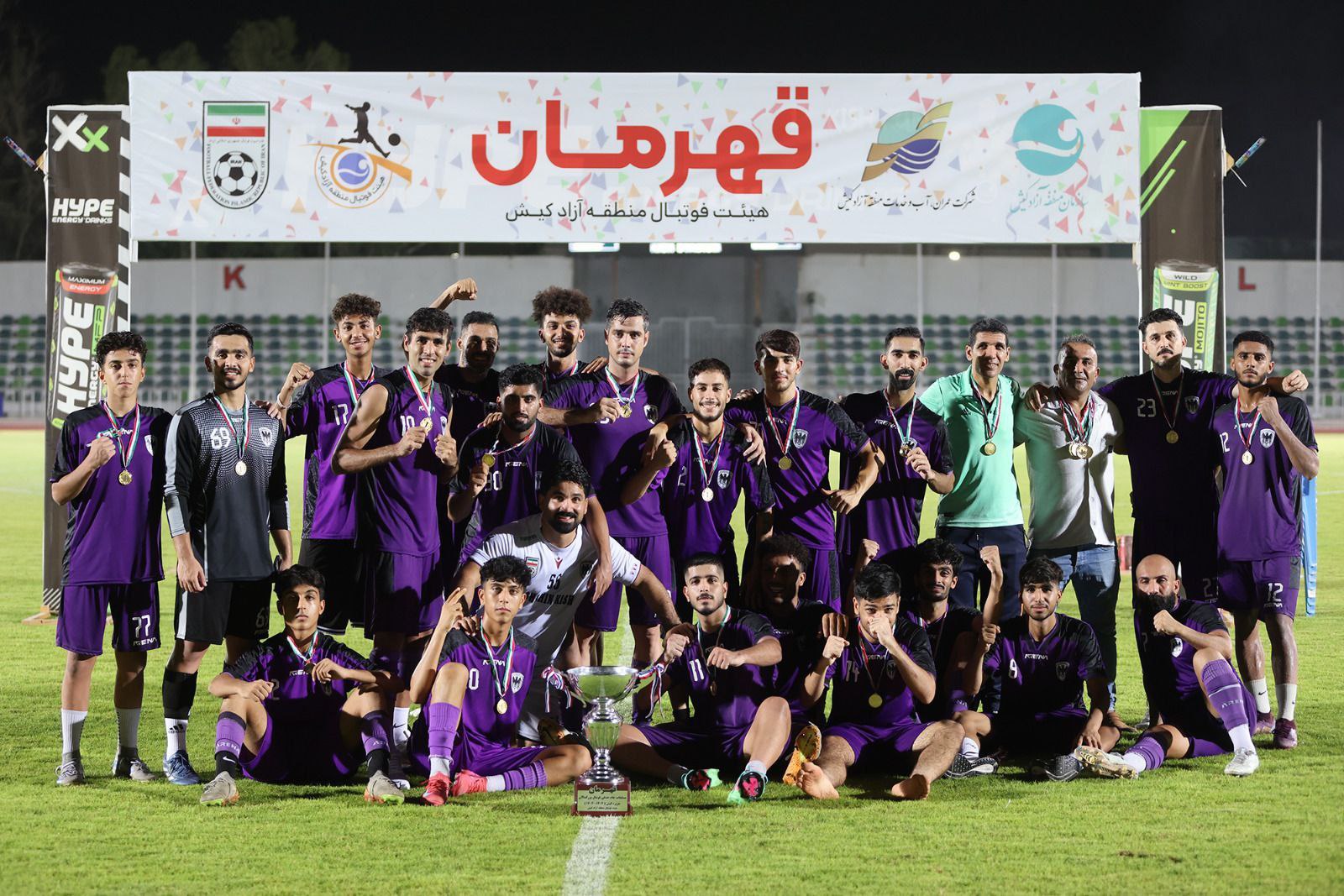شاهین قهرمان جام حذفی فوتبال کیش شد