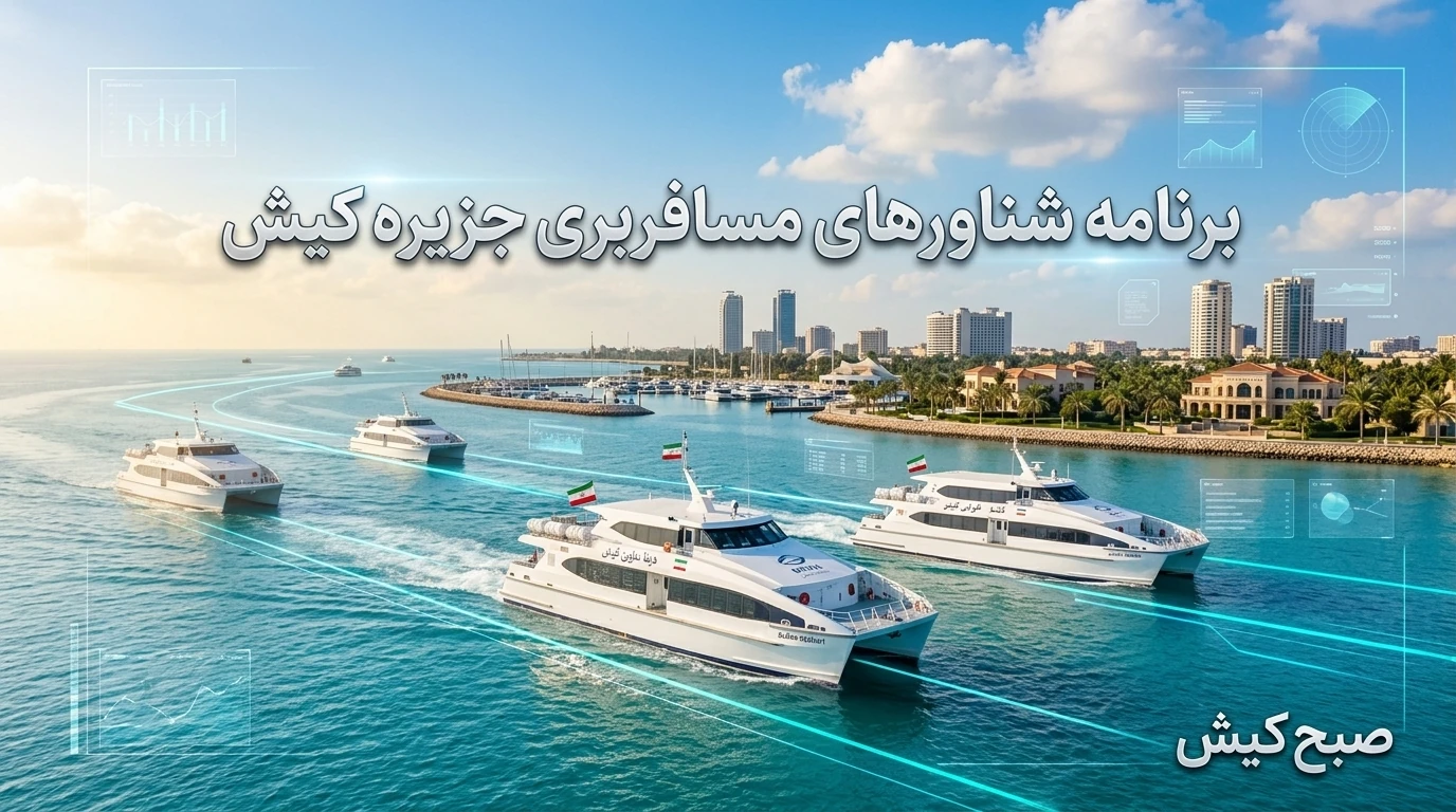 برنامه شناورهای مسافربری جزیره کیش ( سه شنبه 22 اردیبهشت 1405 )