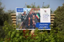 اکران شهری به مناسبت نکوداشت هفته پدافند غیرعامل در کیش