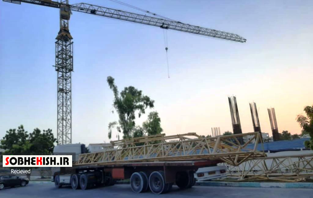 فوت مرد ۴۷ ساله به علت سقوط جرثقیل در کیش