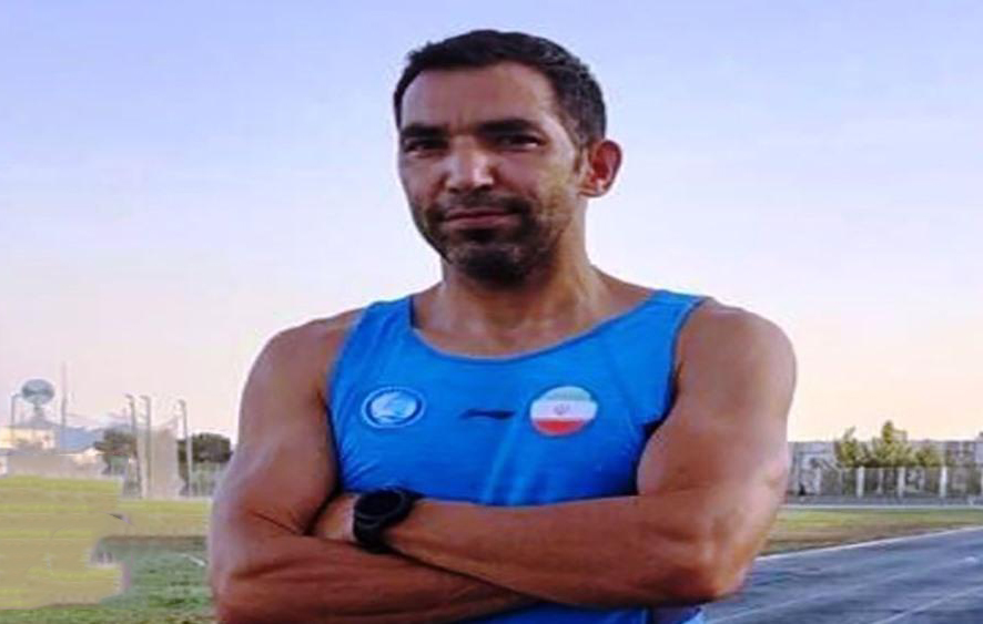 دونده کیش و کسب طلای ۱۰۰ متر دو و میدانی قهرمانی پیشکسوتان آسیا