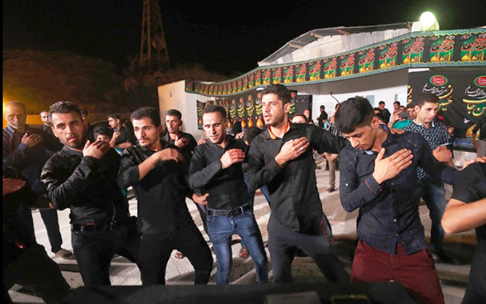 جزیره کیش در سوگ حسین