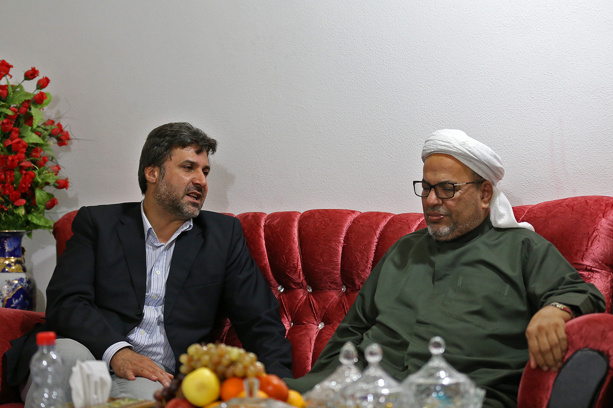 نشست صمیمی افشاردوست و شیخ یعقوب شمس برگزار شد