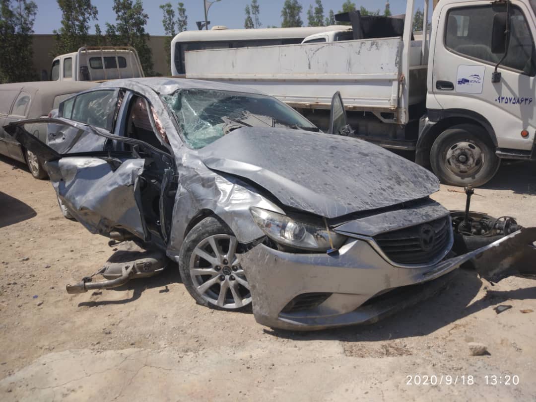 جان باختن دختر جوان در سانحه رانندگی در کیش