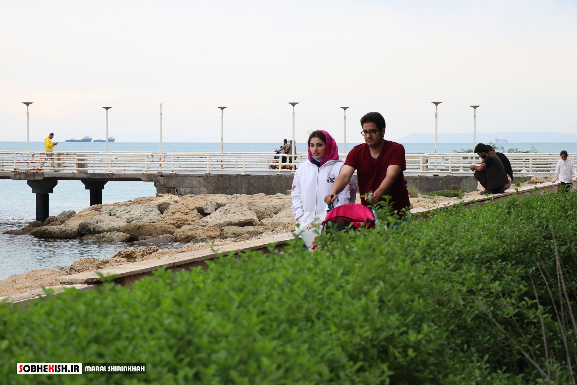 گزارش تصویری/طراوت بهاری پس از اولین بارش باران پاییزی کیش
