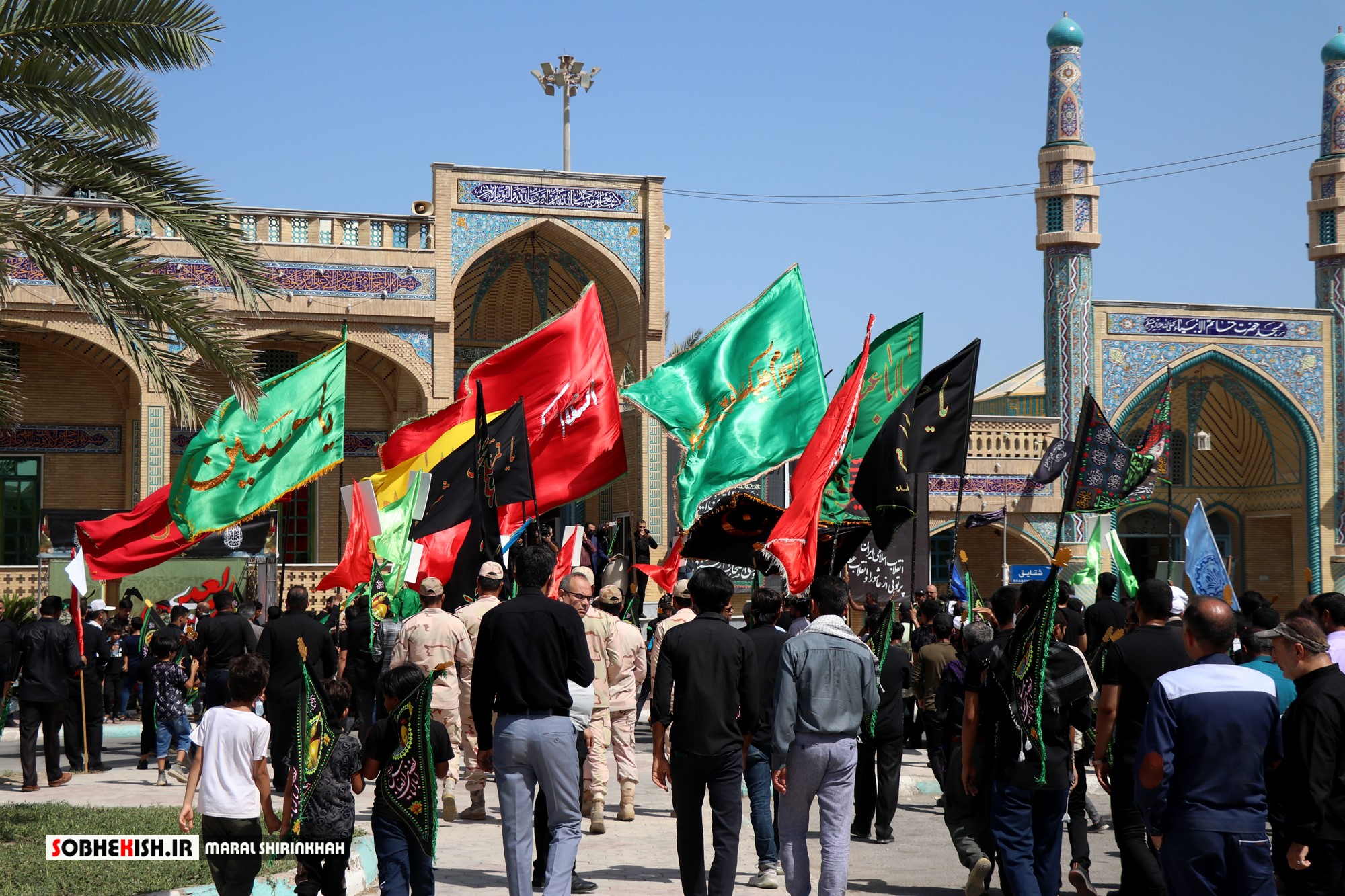 پیاده روی اربعین عزاداران حسینی در کیش