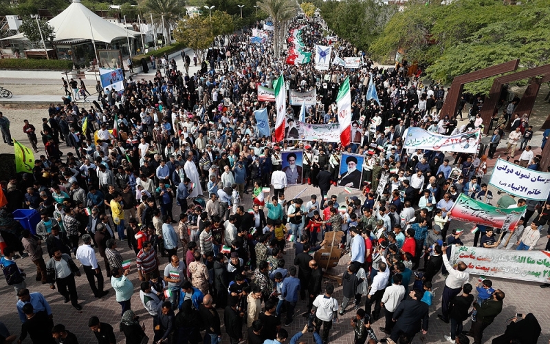 سه راه پردیس تا اسکله بزرگ تفریحی کیش، مسیر راهپیمایی ۲۲ بهمن