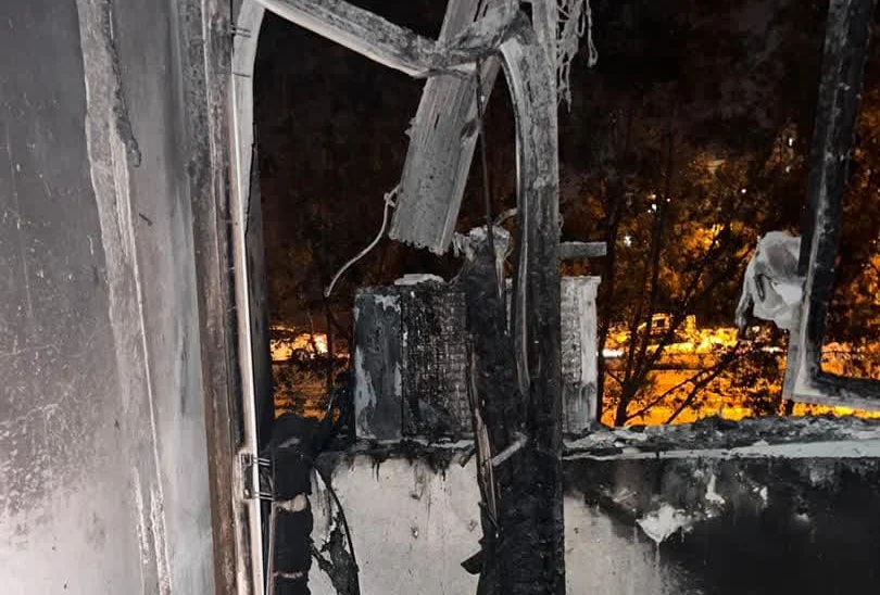 انفجار کپسول گاز و آتش سوزی در کیش