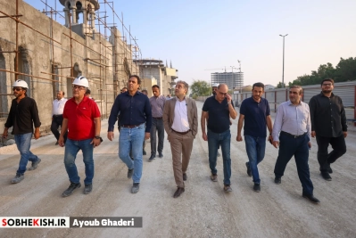 بازدید مدیرعامل و مدیران شرکت عمران، آب و خدمات کیش از شهربازی سزیا