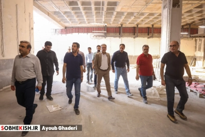 بازدید مدیرعامل و مدیران شرکت عمران، آب و خدمات کیش از شهربازی سزیا