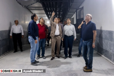 بازدید مدیرعامل و مدیران شرکت عمران، آب و خدمات کیش از شهربازی سزیا