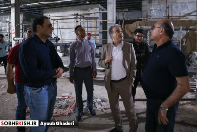 بازدید مدیرعامل و مدیران شرکت عمران، آب و خدمات کیش از شهربازی سزیا