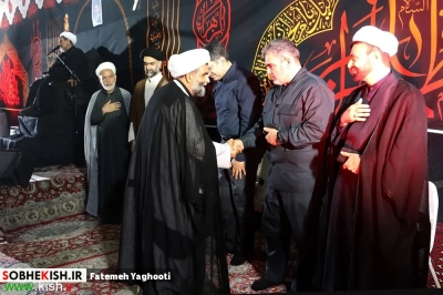 پنجمین شب مراسم عزاداری دهه اول فاطمیه در مسجد حضرت فاطمه زهرا(س) کیش