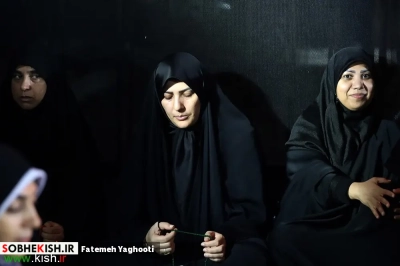 پنجمین شب مراسم عزاداری دهه اول فاطمیه در مسجد حضرت فاطمه زهرا(س) کیش