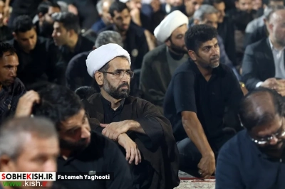 پنجمین شب مراسم عزاداری دهه اول فاطمیه در مسجد حضرت فاطمه زهرا(س) کیش