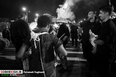 عزاداری دهه اول فاطمیه در کیش