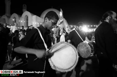 عزاداری دهه اول فاطمیه در کیش