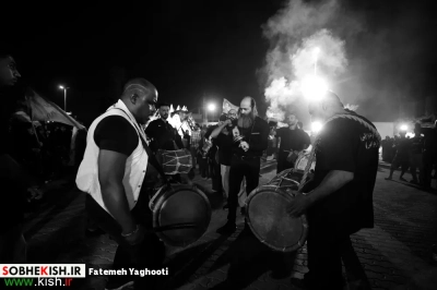 عزاداری دهه اول فاطمیه در کیش