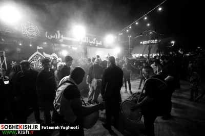 عزاداری دهه اول فاطمیه در کیش