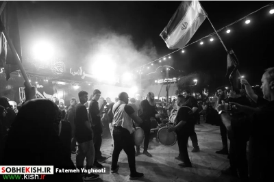 عزاداری دهه اول فاطمیه در کیش