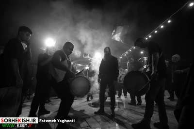 عزاداری دهه اول فاطمیه در کیش