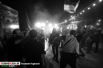 عزاداری دهه اول فاطمیه در کیش
