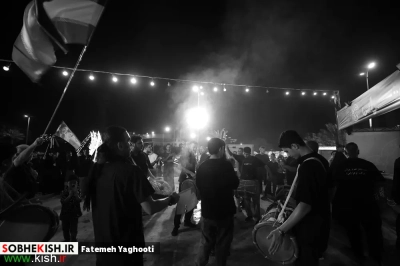 عزاداری دهه اول فاطمیه در کیش